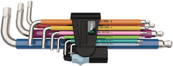 Wera 3950/9 SPKL Multicolour INOX Nerez sada zástrčných klíčů 1,5-10