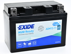 Exide AGM12-11, 12V 11Ah 205A (150x87x110mm) JIS: