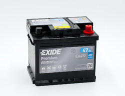 Exide Premium 12V 47Ah 450A, EA472 (207x175x175mm, pravá)