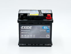 Exide Premium 12V 53Ah 540A, EA530 (207x175x190mm, pravá)