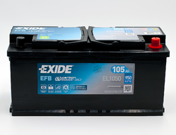 Exide EFB 12V 105Ah 950A, EL1050 (392x175x190mm, pravá)