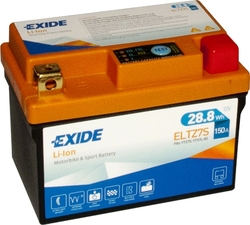 Exide Li-Ion ELTZ7S 12V 28,8Wh 150A (113x70x85mm) YTZ7S; YTX7L-BS
