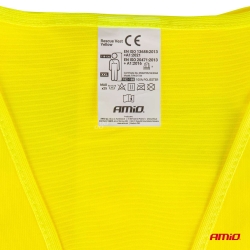 Reflexní vesta XXL žlutá s certifikátem AMiO-01734