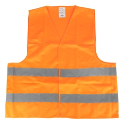 Reflexní vesta XL oranžová s certifikátem AMiO-01735