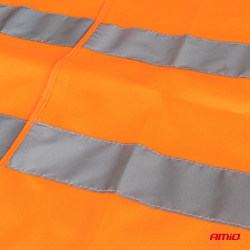 Reflexní vesta XL oranžová s certifikátem AMiO-01735