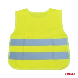 Reflexní vesta dětská žlutá AMiO-01737
