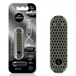 Osvěžovače vzduchu AROMA FANCY SHAPES POLYMER HEX Silver