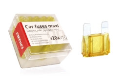 Autopojistky MAXI pouzdro 10ks 20A