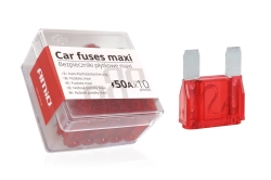 Autopojistky MAXI pouzdro 10ks 50A