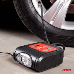 Digitální kompresor do auta s LED displejem 12V Acomp-10 AMiO-02380