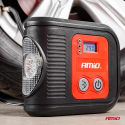 Digitální kompresor do auta s LED displejem 12V Acomp-10 AMiO-02380