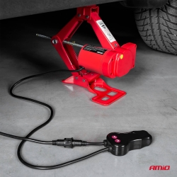 Elektrický trapézový zvedák 3T 12V AMIO-02406