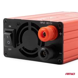 Měnič napětí AMiO 12 V/220V 300W/600W 2xUSB PI03