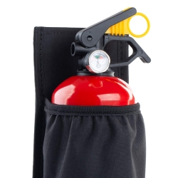 Držák hasicího přístroje na suchý zip černý AMiO-02867