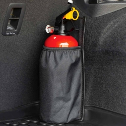 Držák hasicího přístroje na suchý zip černý AMiO-02867