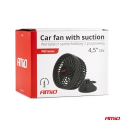 Ventilátor do auta s přísavkou 4,5" 12V