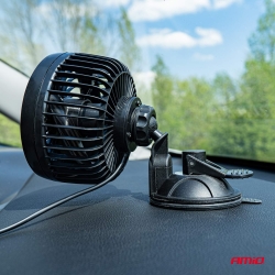 Ventilátor do auta s přísavkou 4,5" 12V