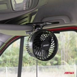 Ventilátor do auta s klipem 4,5" 24V