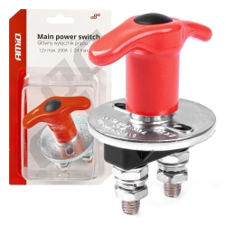 Hlavní vypínač autobaterie hebel 12/24V AMIO-03024