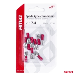 Elektrické konektory – samice (násuvka) 7.4mm 0.5-1.5mm2 10A 10 ks