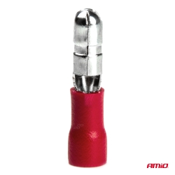 Elektrický konektor – kolík válcový 4mm 0.5-1.5mm2 10A 10 ks
