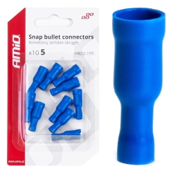 Elektrický konektor – samice (násuvka) 5mm 1.5-.25mm2 15A 10 ks