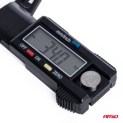 Digitální měřič hloubky dezénu AMiO-03103