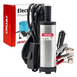Elektrické čerpadlo na naftu 12V ponorné, průměr 38 mm -souprava s hadicí
