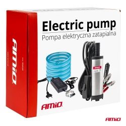 Elektrické čerpadlo na naftu 12V ponorné, průměr 38 mm -souprava s hadicí