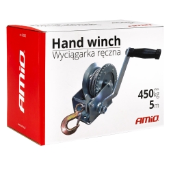 Naviják ruční klikový lanový 450kg AMIO-03282