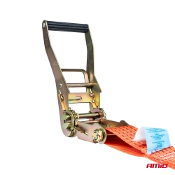 Upínací popruh na kolo 3-bodový s ráčnou 5000kg 50mm 3m AMiO-03317