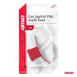 Pojistka JAPVAL PAL samec 62mm 50A AMIO-03429
