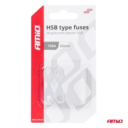 Ploché páskové pojistky FLAT HSB 42mm 150A AMIO-03504