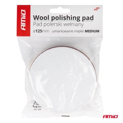 Leštící kotouč vlněný 125mm AMIO-03705