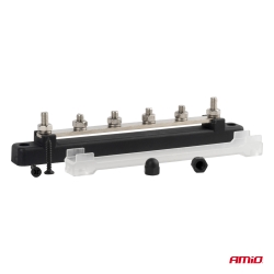 Uzemňovací rozvaděč plus přípojnice M6 12V - 48V 150A AMiO-03808