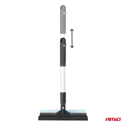 Hliníková stěrka na okna 20cm hlava 35/48cm AMIO-03853