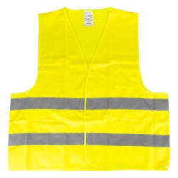 Reflexní vesta XL žlutá s certifikátem AMiO-03934