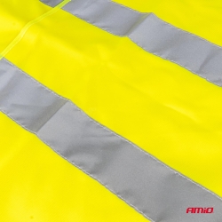 Reflexní vesta XXXL žlutá s certifikátem AMiO-03935