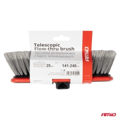 Teleskopický průtokový kartáč na mytí auta 141-240cm AMIO-03951