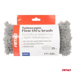 Teleskopický průtokový kartáč na mytí auta 171-300cm AMIO-03954