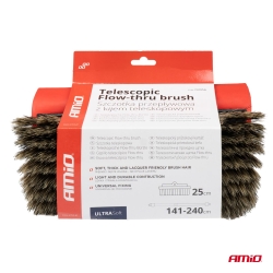 Teleskopický průtokový kartáč na mytí auta 141-240cm AMIO-03956