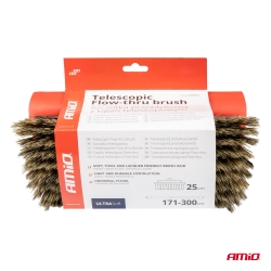 Teleskopický průtokový kartáč na mytí auta 171-300cm AMIO-03957