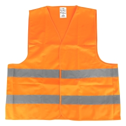 Reflexní vesta XXL oranžová s certifikátem AMiO-03985