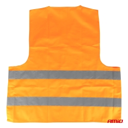 Reflexní vesta XXL oranžová s certifikátem AMiO-03985