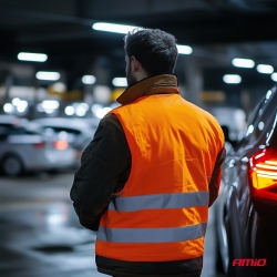 Reflexní vesta XXL oranžová s certifikátem AMiO-03985