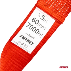 Popruh 7000kg 60mm 5m HAK + UCHO AMIO-03992