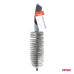 Kartáč na čištění ráfků kol úzký 32,5 cm AMIO-04023
