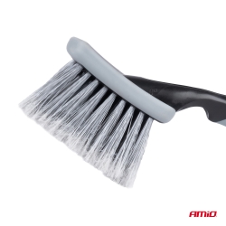 Kartáč na čištění kol, ráfků a poklic, krátký, 26 cm AMiO-04031