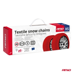 Textilní sněhové řetězy XS EN16662-1 Önorm V5121 2 ks AMIO-04079