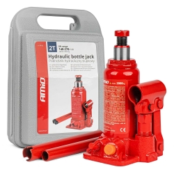 Hydraulický pístový zvedák 2T v PVC boxu AMIO-04182